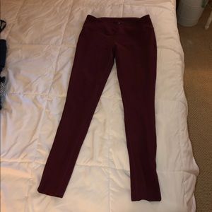 Maroon leggings